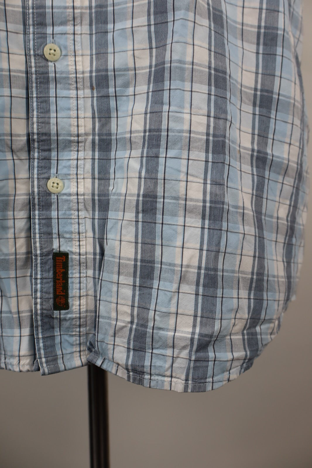 TIMBERLAND CAMICIA COTONE SHIRT UOMO Tg. L MAN VINTAGE CASUAL COTTON