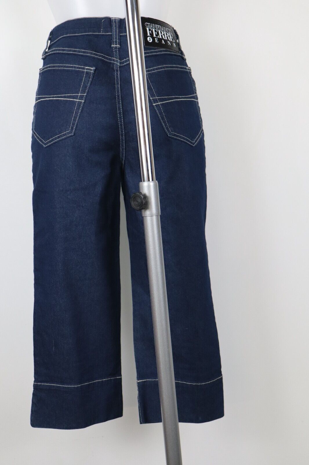 GIANFRANCO FERRE' JEANS PANTALONE DONNA CASUAL 44 WOMAN VINTAGE PANTS BERMUDA