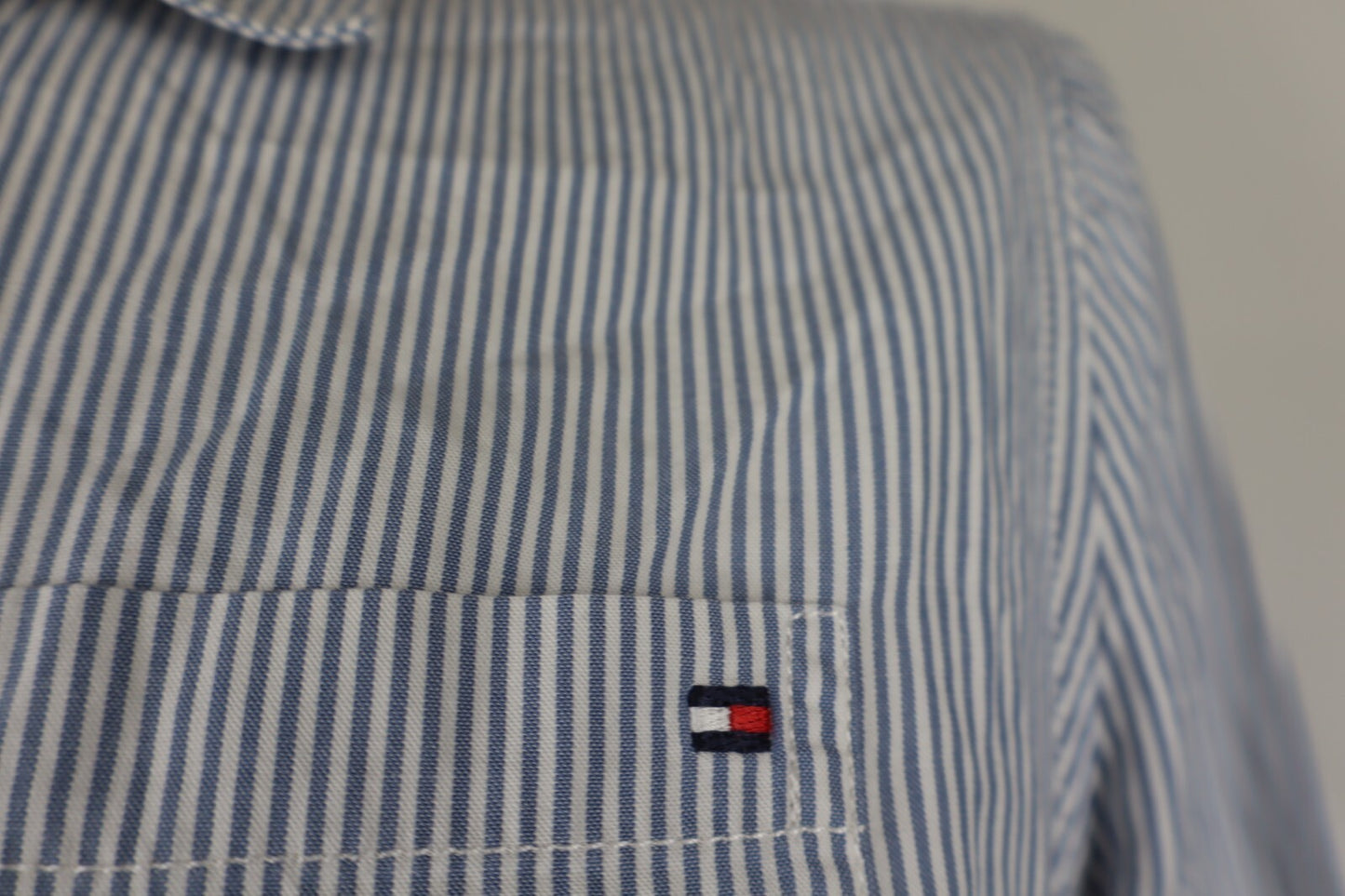 TOMMY HILFIGER CAMICIA UOMO TG. L MAN CASUAL VINTAGE SHIRT COTONE COTTON
