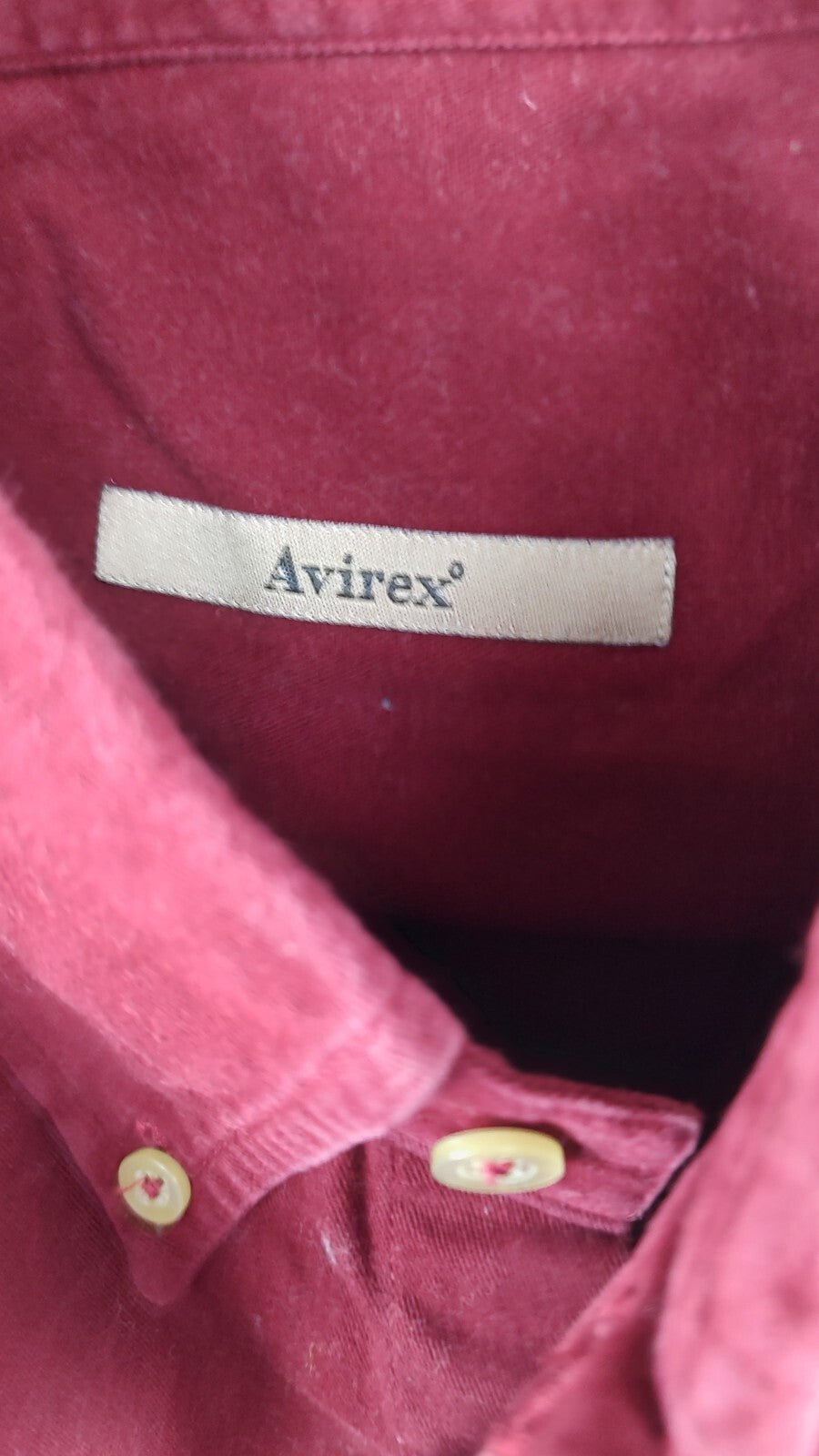 AVIREX CAMICIA SHIRT UOMO Tg M MAN VINTAGE CASUAL COTONE