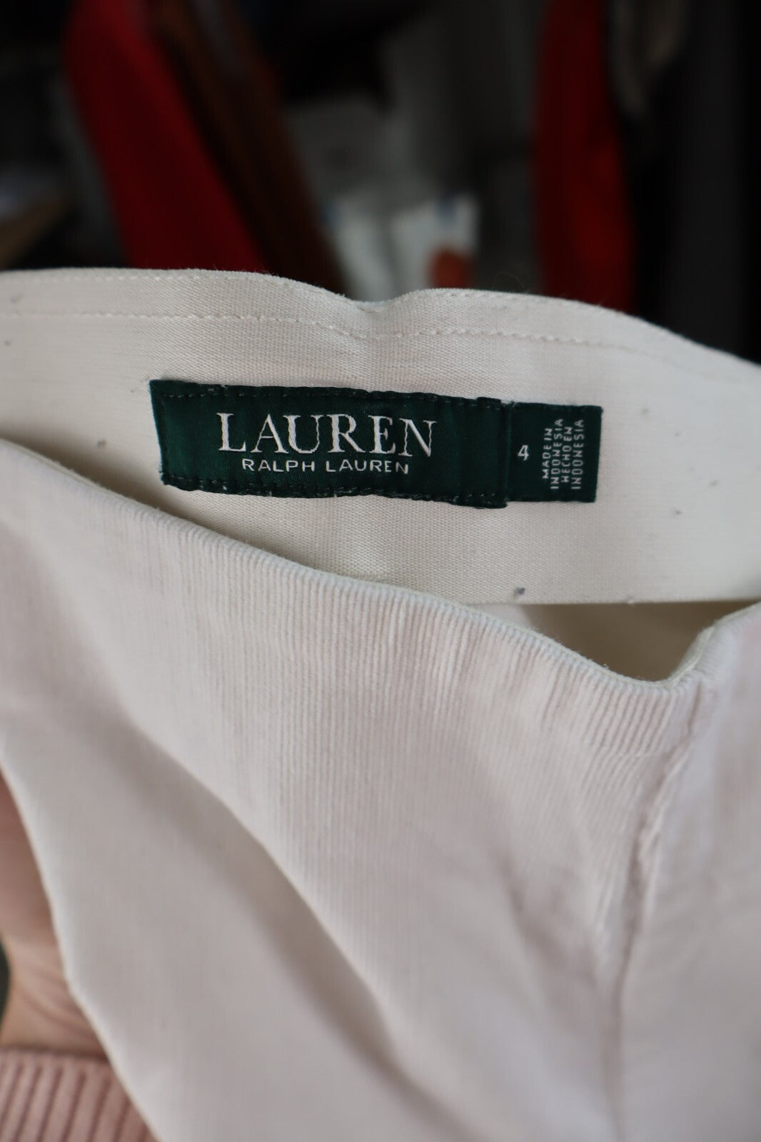 RALPH LAUREN PANTALONE CASUAL DONNA TG 4 WOMAN VINTAGE PANTS COTONE VELLUTO