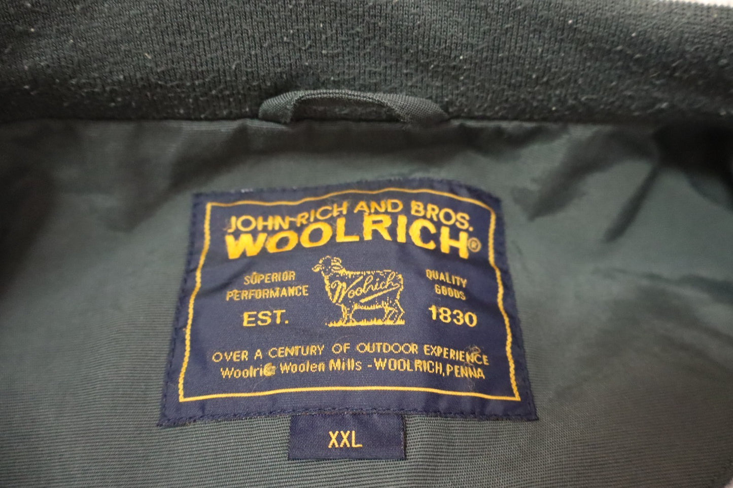 WOOLRICH GIUBBINO LEGGERO UOMO Tg 2XL MAN CASUAL GIACCA VINTAGE JACKETCOTONE