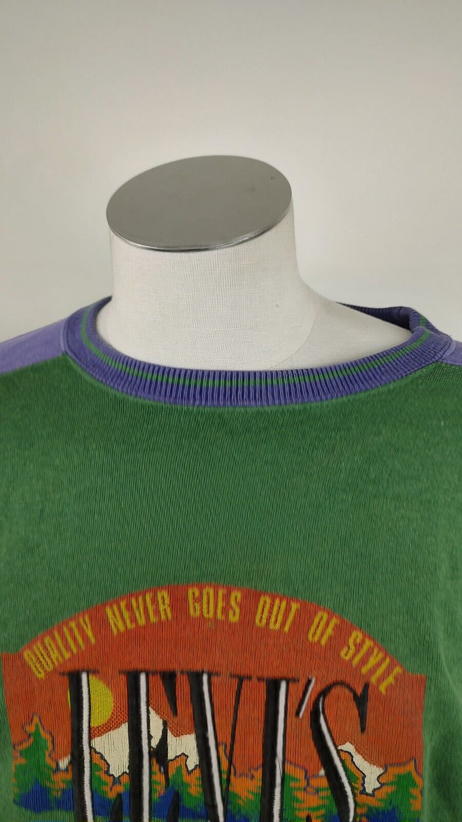 LEVI'S FELPA MAGLIA UOMO Tg L MAN SPORT JACKET SWEATSHIRT VINTAGE CASUAL