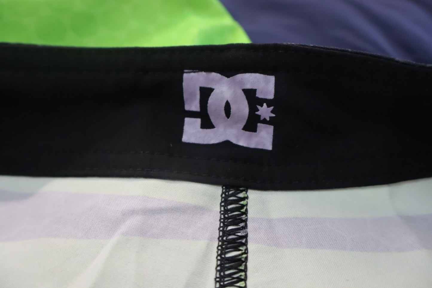 DC SHOES COSTUME PANTALONCINO MARE UOMO TG 27 MEN SWIMSUIT VINTAGE CASUAL LOGO