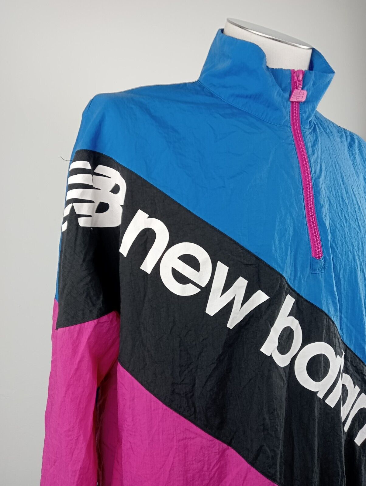 NEW BALANCE FELPA MAGLIA UOMO M MAN SWEATSHIRT  JACKET CASUAL VINTAGE