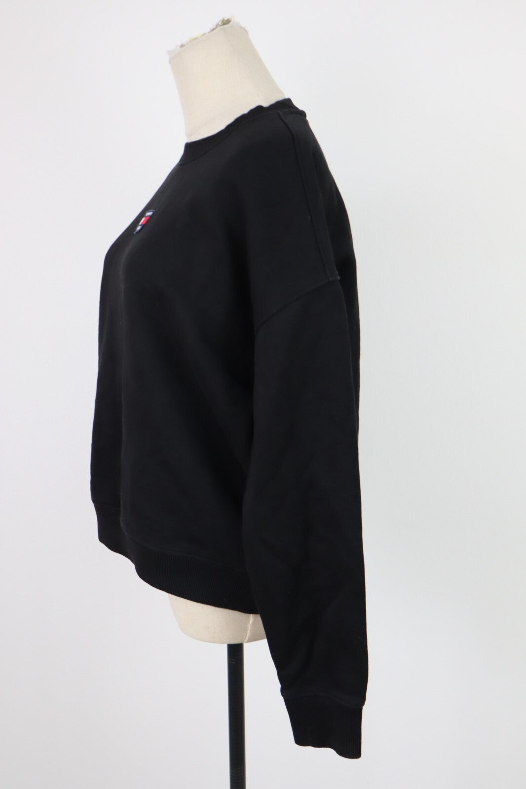 TOMMY HILFIGER JEANS FELPA DONNA Tg L WOMAN CASUAL VINTAGE SPORT SWEATSHIRT