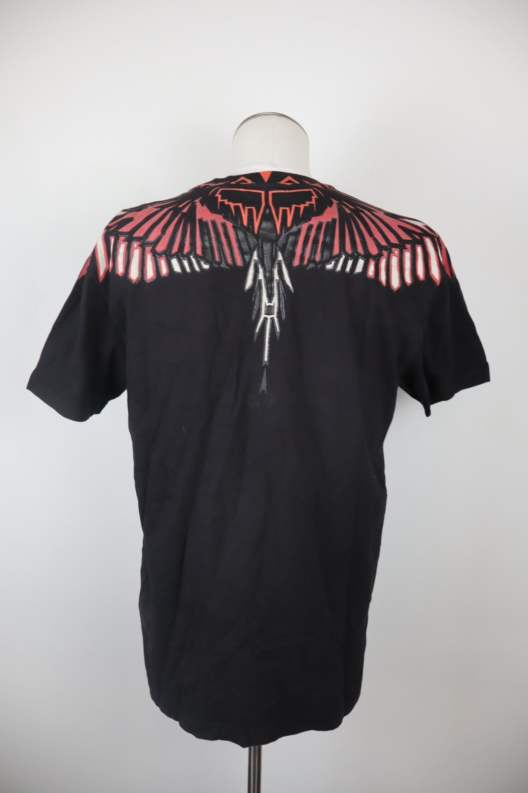 MARCELO BURLON MAGLIA UOMO TG XL MAN T-SHIRT CASUAL VINTAGE COTONE LOGO NERO