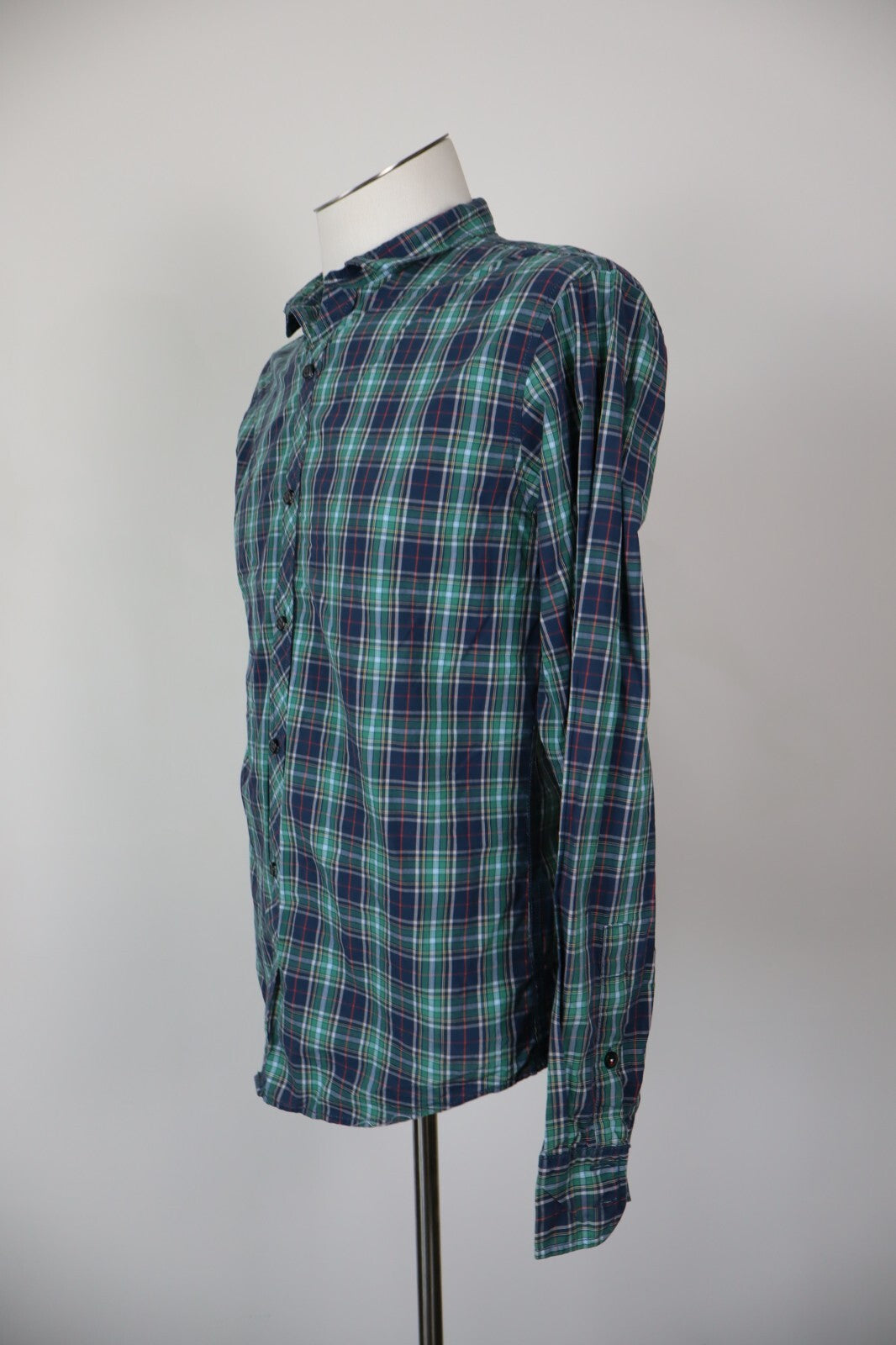 TOMMY HILFIGER CAMICIA UOMO COTONE TG. S MAN CASUAL VINTAGE COTTON SHIRT