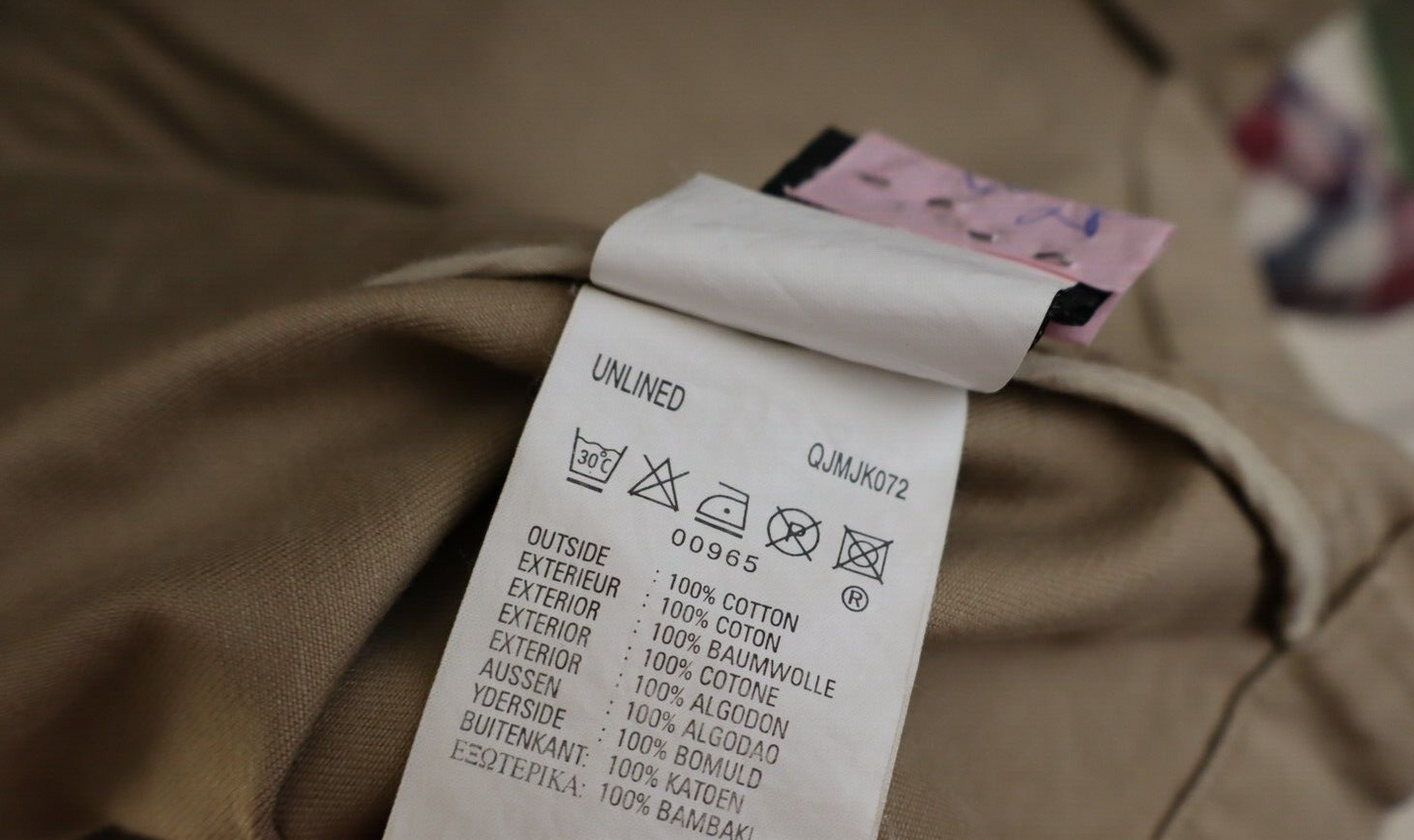 QUIKSILVER GIUBBINO GIACCA COTONE LEGGERO UOMO Tg. S MAN CASUAL JACKET VINTAGE