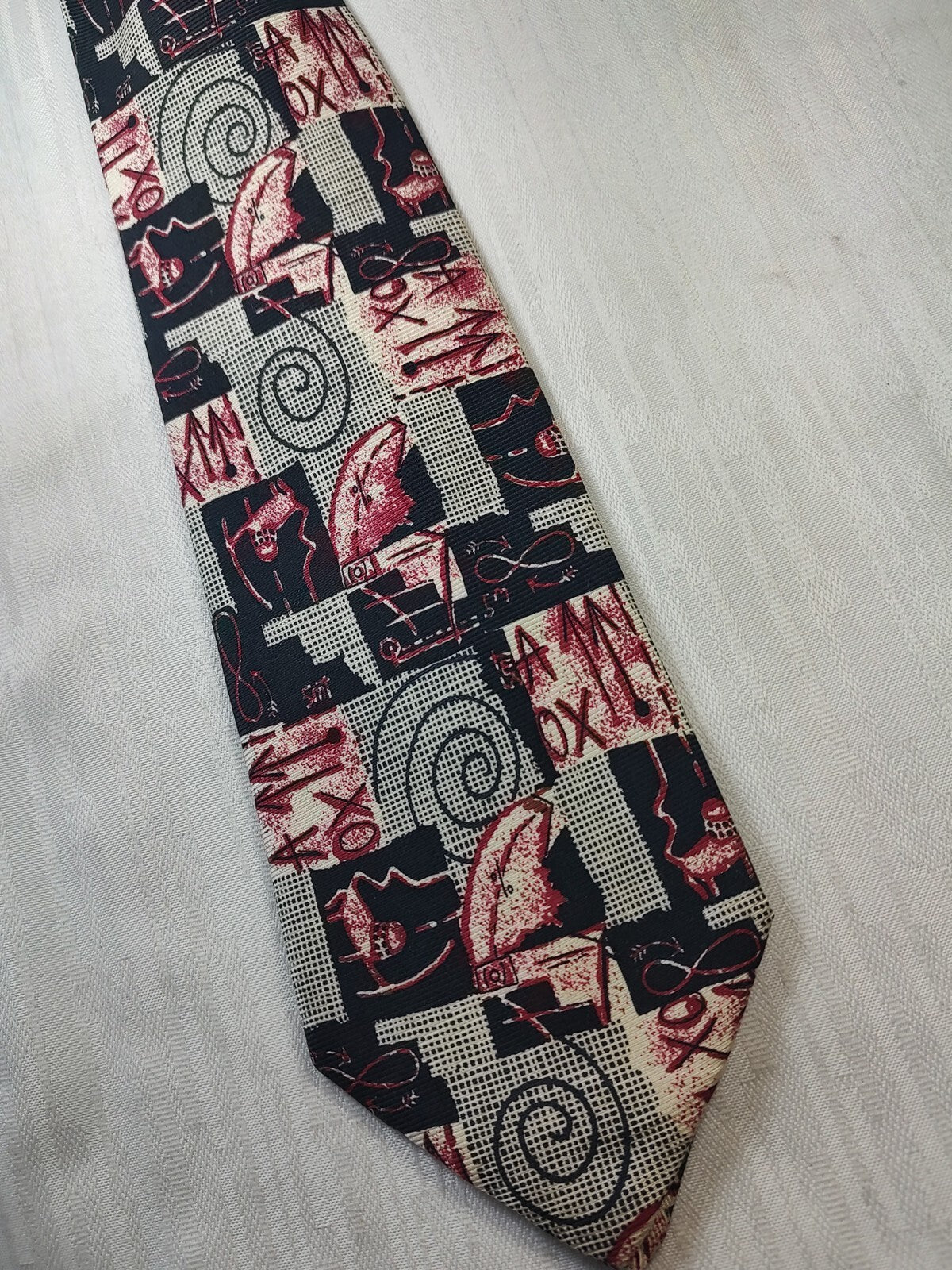 PROCHOWNICK 100% SILK TIE SETA CRAVATTA NECKTIE MADE IN ITALY CLASSIC