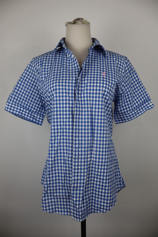 RALPH LAUREN CAMICIA DONNA TG 14 WOMAN SHIRT CASUAL VINTAGE COTONE COTTON LOGO