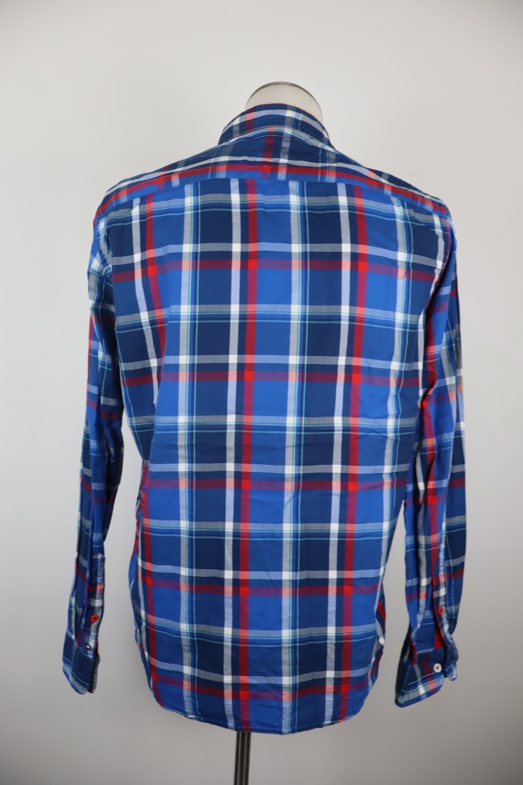 TOMMY HILFIGER CAMICIA MANICA LUNGA UOMO TG. M MAN CASUAL VINTAGE SHIRT COTONE