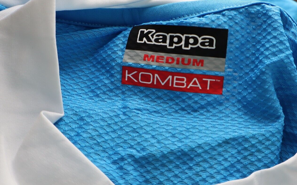 KAPPA NAPOLI INSIGNE N 24 MAGLIA CALCIO UOMO M SHIRT SOCCER AUTOGRAFATA JERSEY