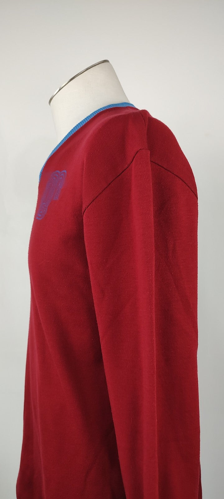 BN  FELPA SPORT CALCIO UOMO Tg XL VINTAGE JACKET SWEATSHIRT COTONE