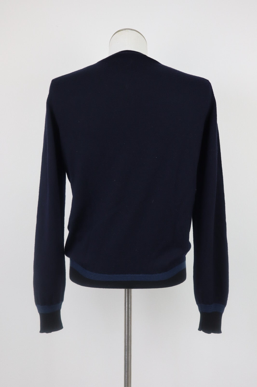 DONDUP MAGLIONE LANA MERINO CASUAL VINTAGE UOMO TG L SWEATER WOOL