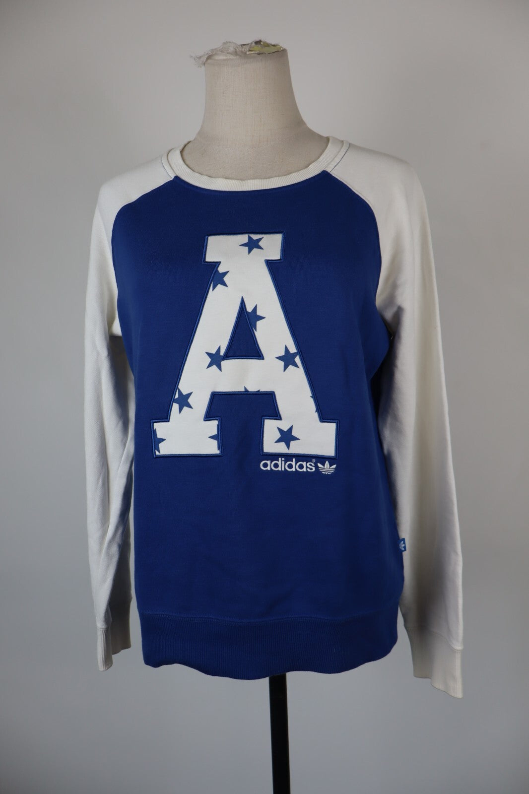 ADIDAS FELPA MAGLIA DONNA Tg 44 WOMEN CASUAL VINTAGE SPORT SWEATSHIRT