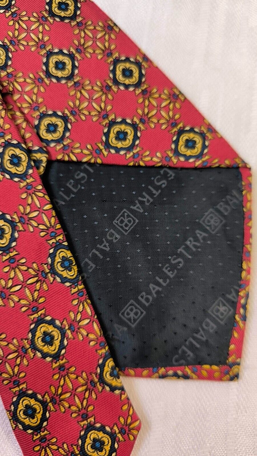 RENATO BALESTRA 100% SILK TIE SETA CRAVATTA NECKTIE MADE IN ITALY