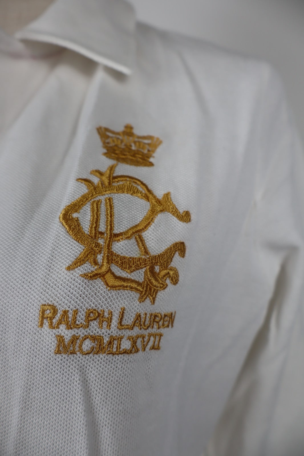 RALPH LAUREN POLO DONNA MAGLIA COTONE L WOMAN COTTON SHIRT CASUAL VINTAGE LOGO