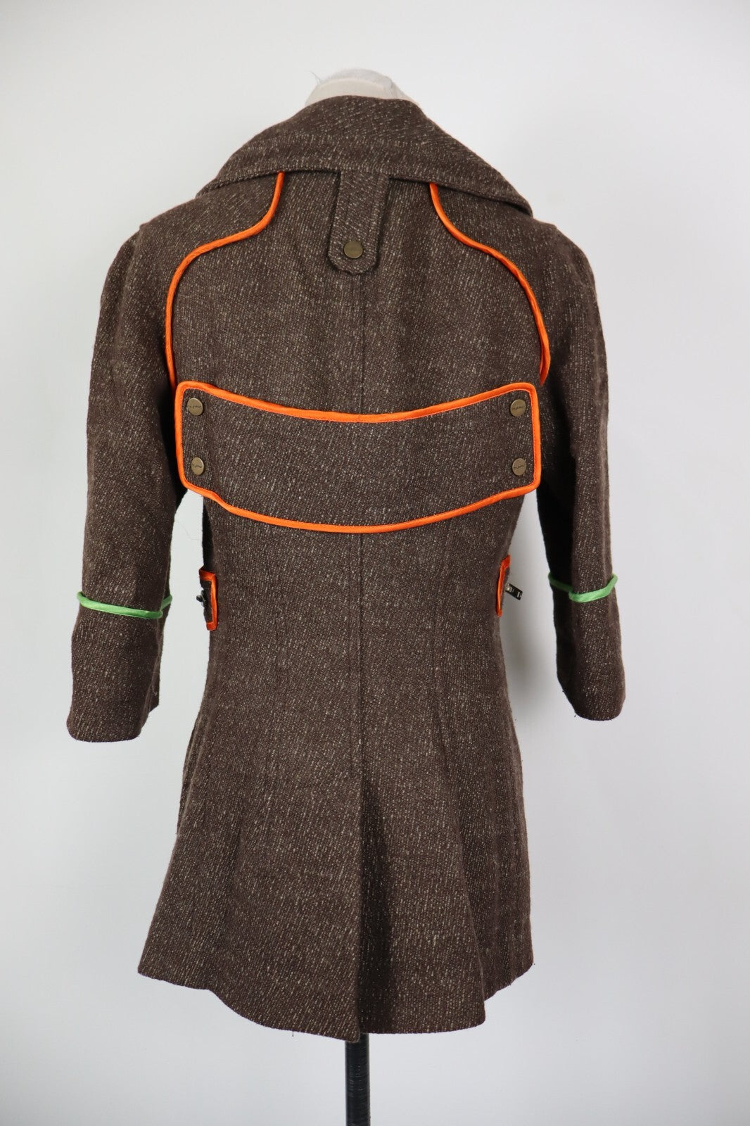 BYBLOS CAPPOTTO LANA COTONE GIACCA DONNA TG 44 WOMAN COAT VINTAGE