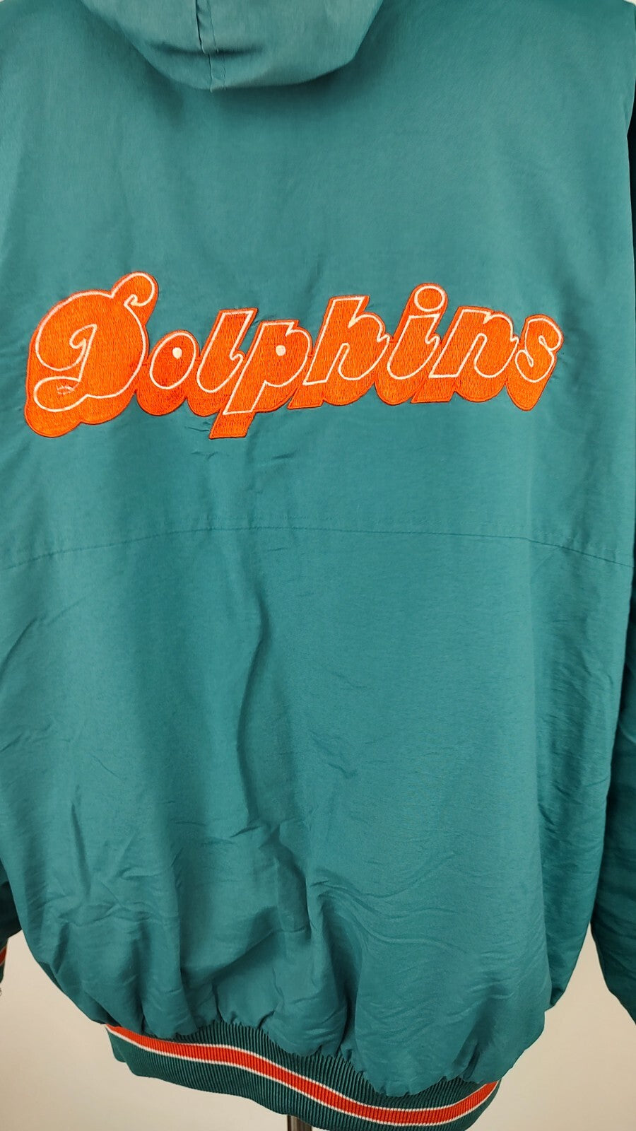 STARTER DOLPHINS GIUBBINO IMBOTTITO NFL FOOTBALL GIACCA UOMO TG L MAN JACKET