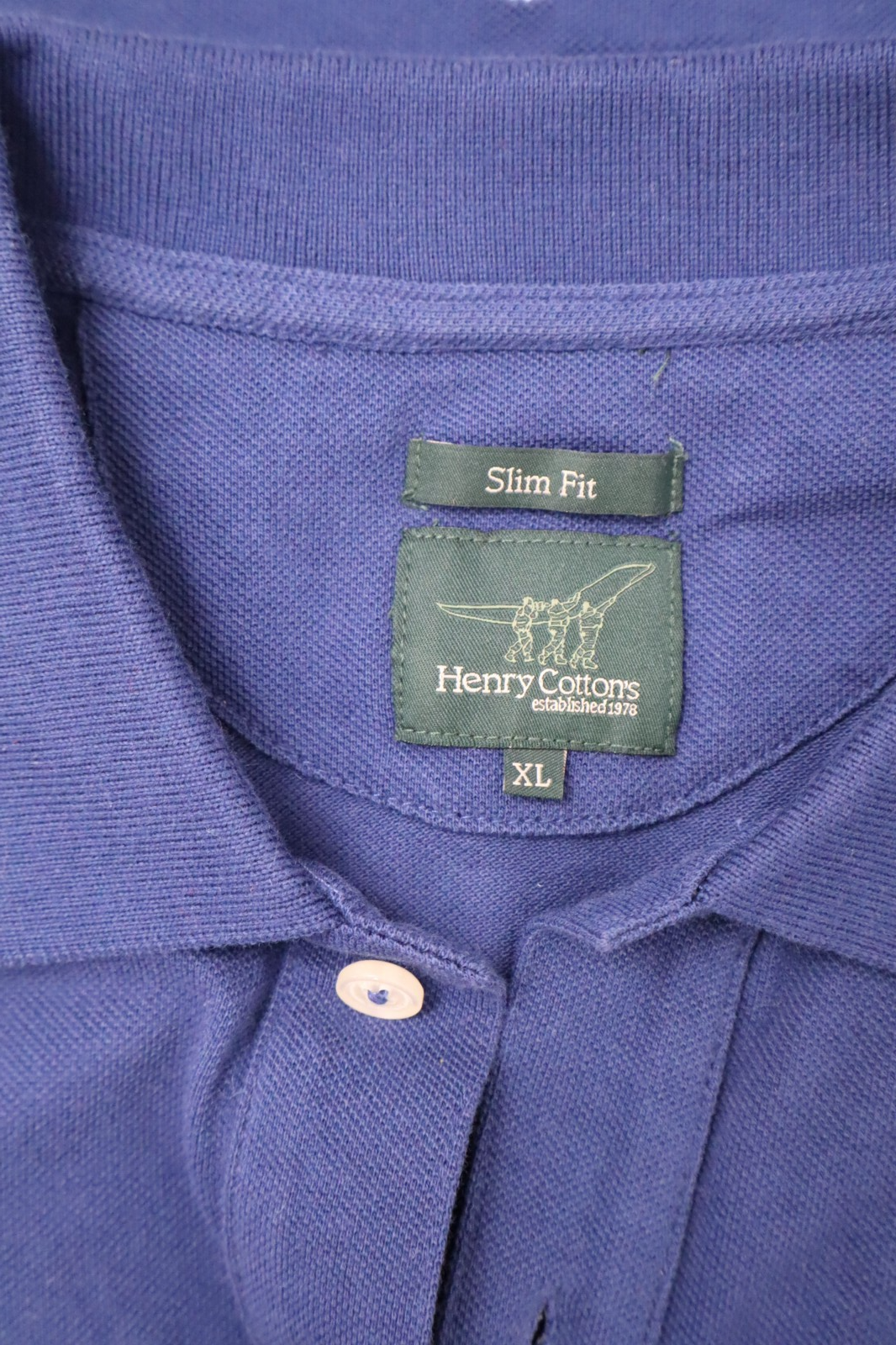HENRY COTTON'S MAGLIA POLO UOMO TG. XL MAN T-SHIRT CASUAL VINTAGE COTONE COTTON