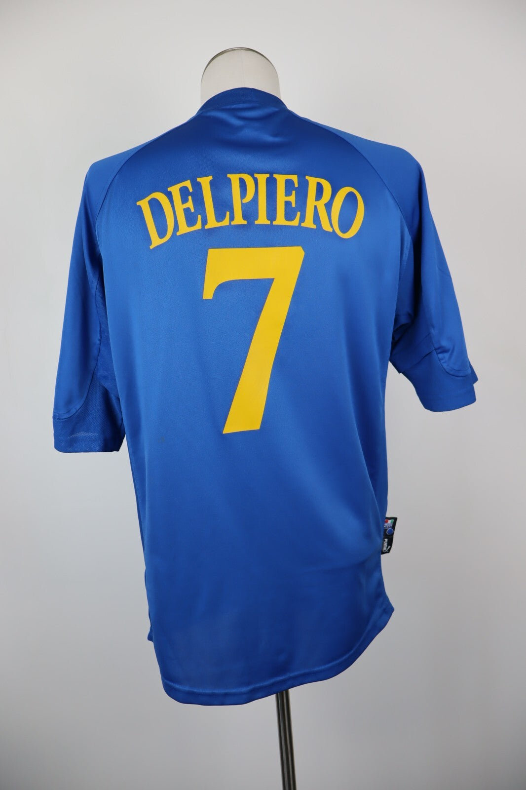 PUMA ITALIA DEL PIERO N 7 MAGLIA CALCIO UOMO Tg XL SOCCER JERSEY SPORT VINTAGE