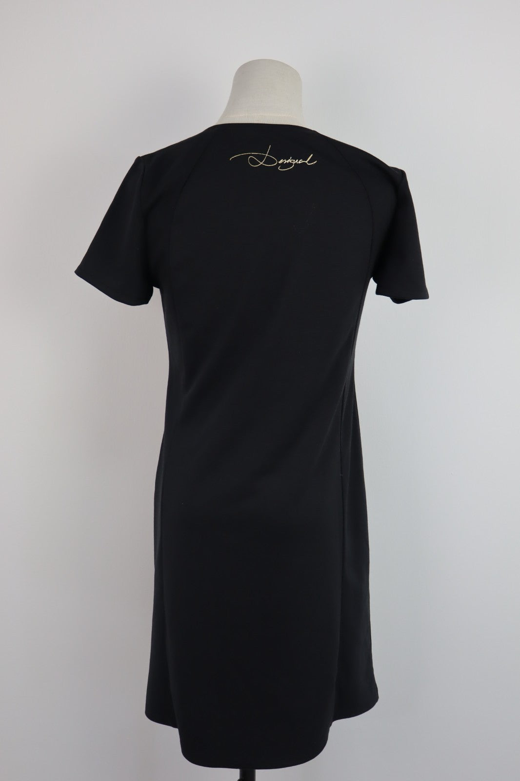 DESIGUAL VESTITO DONNA TG. L  WOMAN CASUAL VINTAGE DRESS ABITO MAGLIA