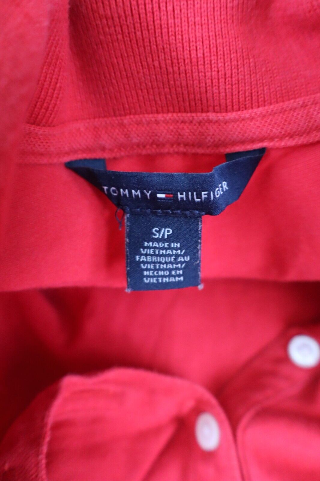 TOMMY HILFIGER POLO MAGLIA DONNA COTONE TG. S WOMAN SHIRT CASUAL VINTAGE