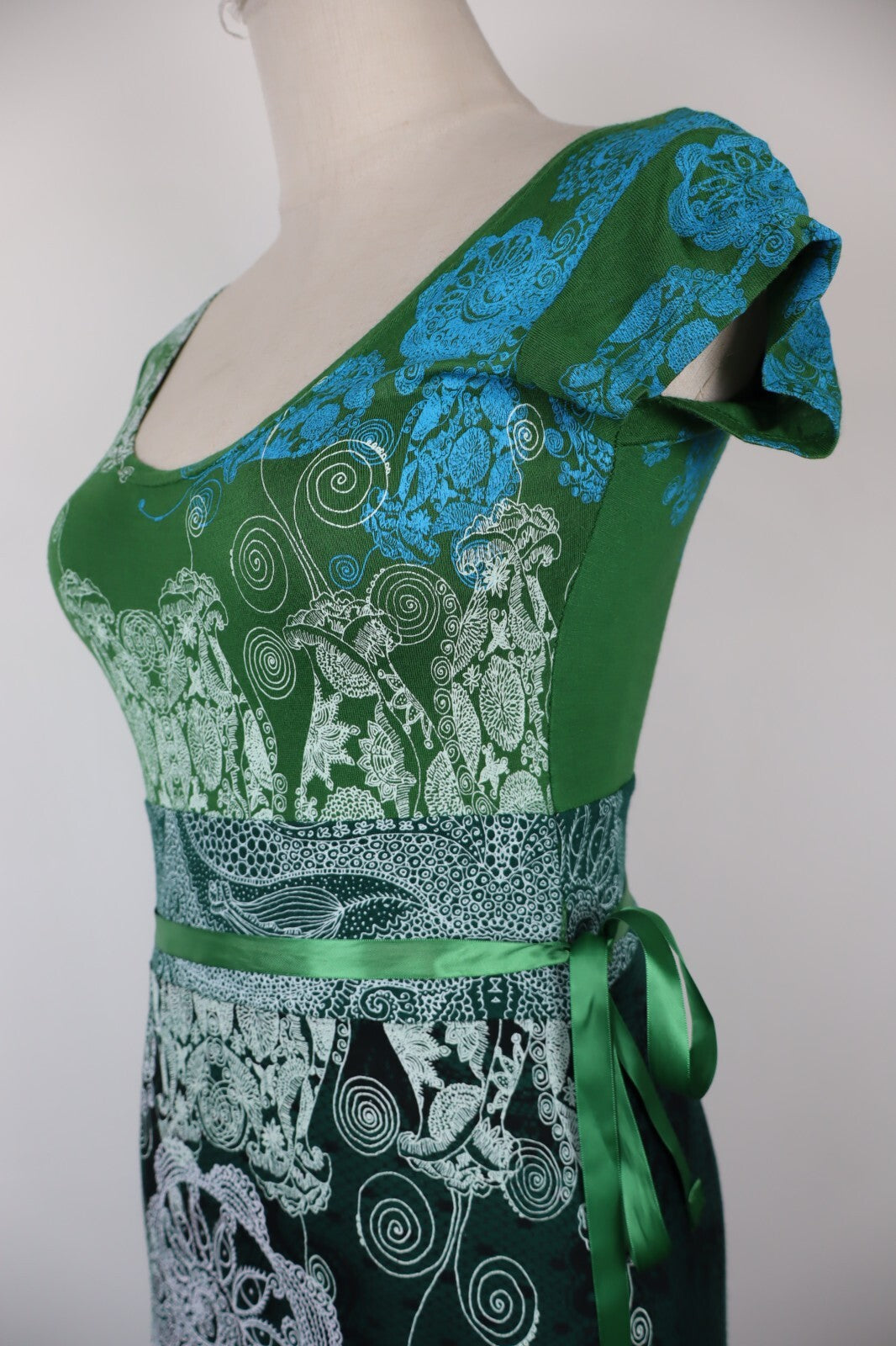 DESIGUAL VESTITO DONNA TG. XS WOMAN CASUAL VINTAGE DRESS ABITO