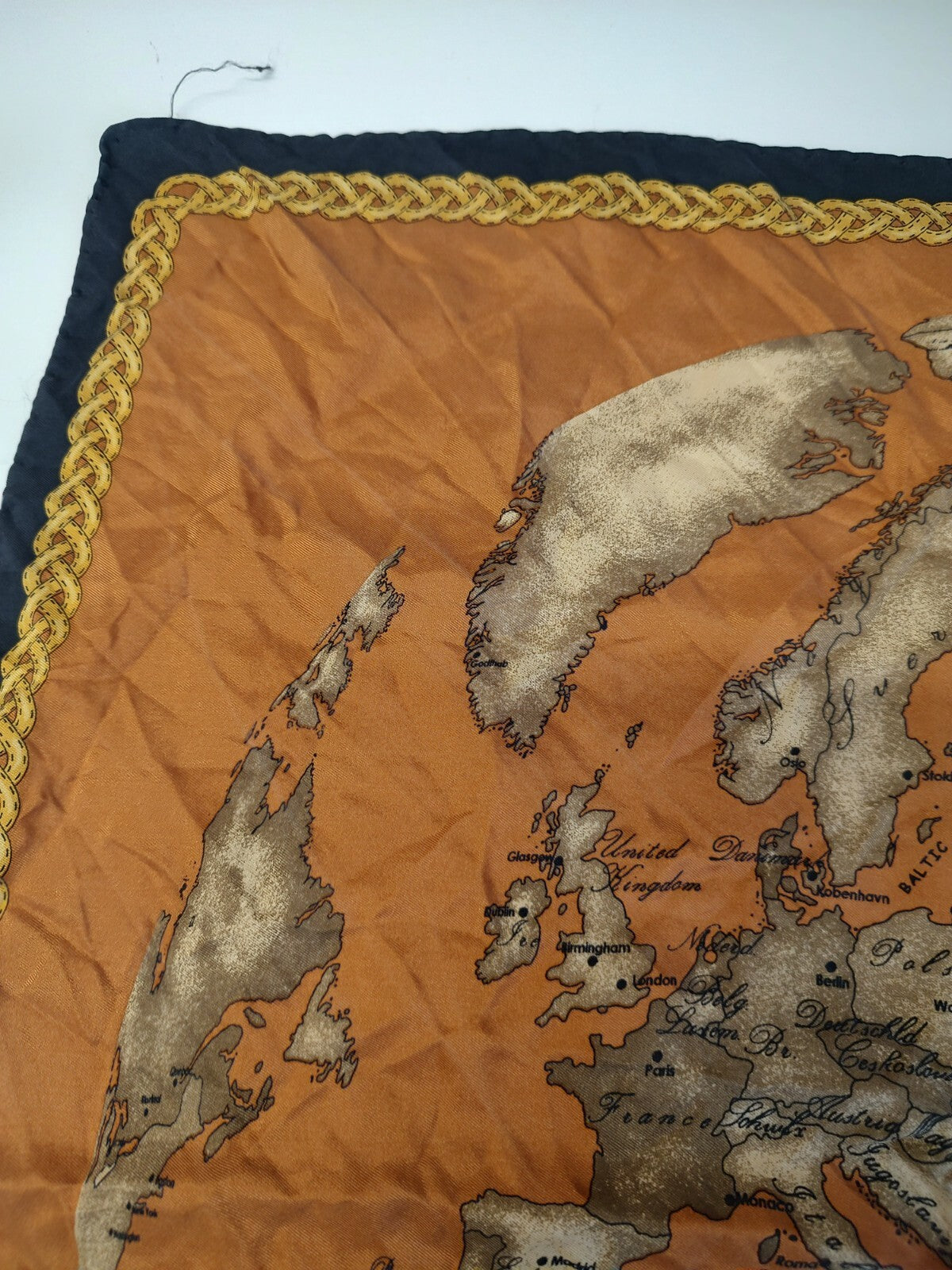 ALVIERO MARTINI 1 CLASSE FOULARD 100% SILK SETA SCARVES SCARF SQUARE MADE ITALY