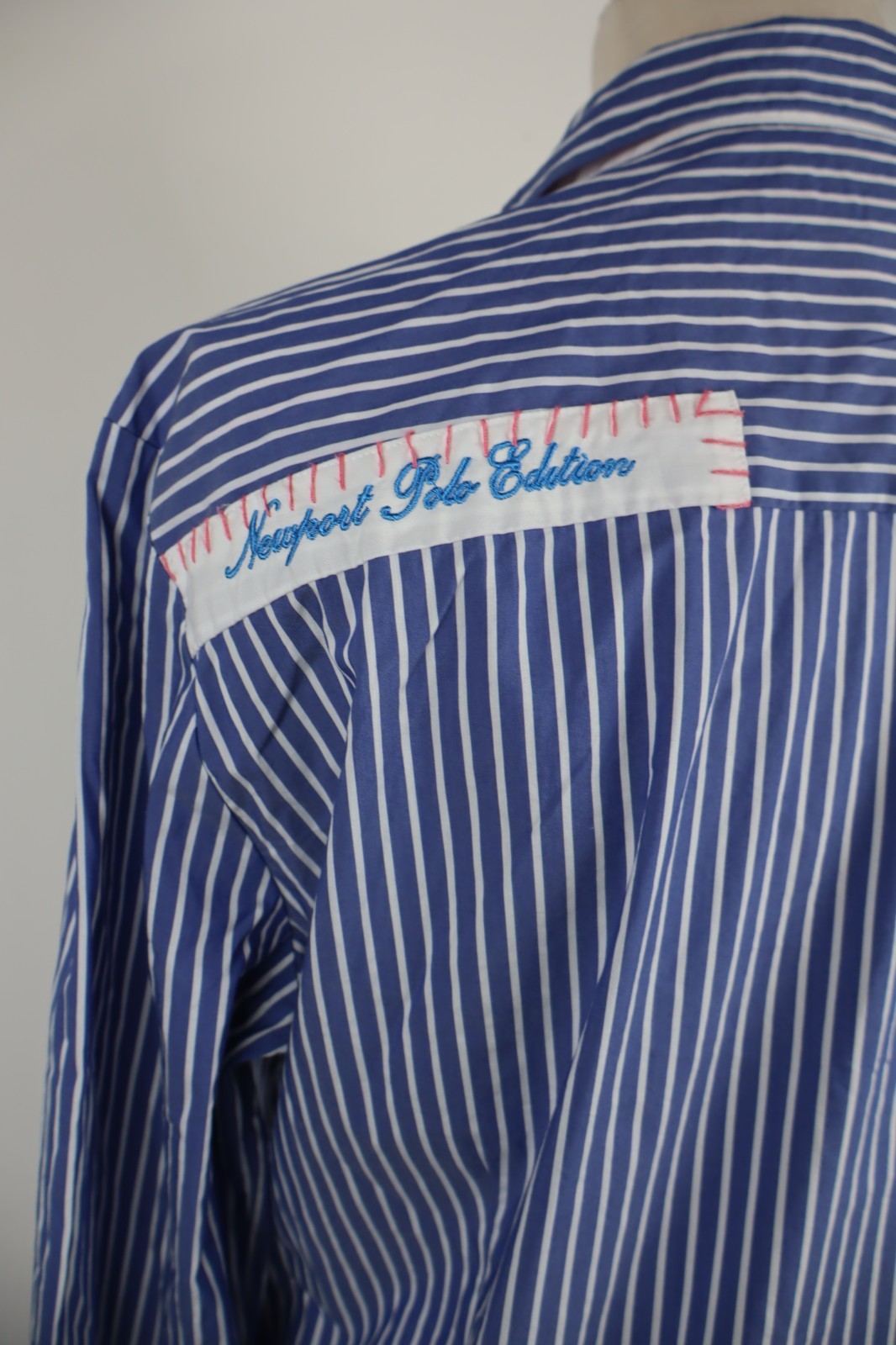 LA MARTINA CAMICIA BLUSA DONNA TG. 6 WOMAN SHIRT CASUAL VINTAGE BIG LOGO RIGHE