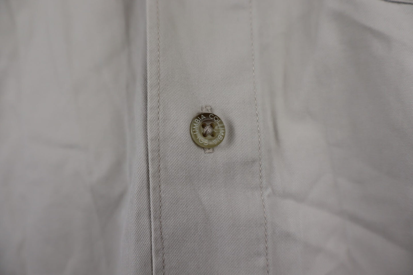 COLUMBIA CAMICIA COTONE UOMO  TG. M MAN CASUAL VINTAGE COTTON SHIRT