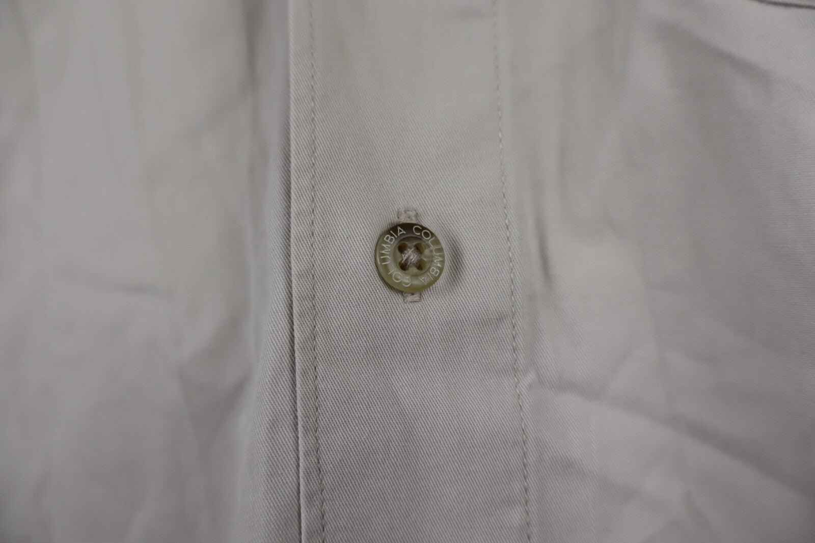 COLUMBIA CAMICIA COTONE UOMO  TG. M MAN CASUAL VINTAGE COTTON SHIRT