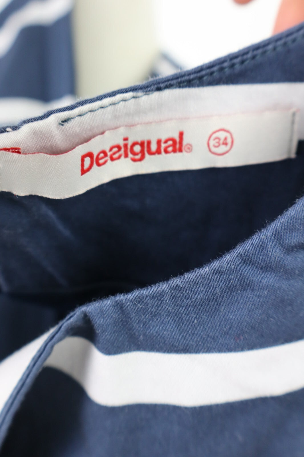 DESIGUAL VESTITO DONNA TG. 34 WOMAN CASUAL VINTAGE DRESS ABITO