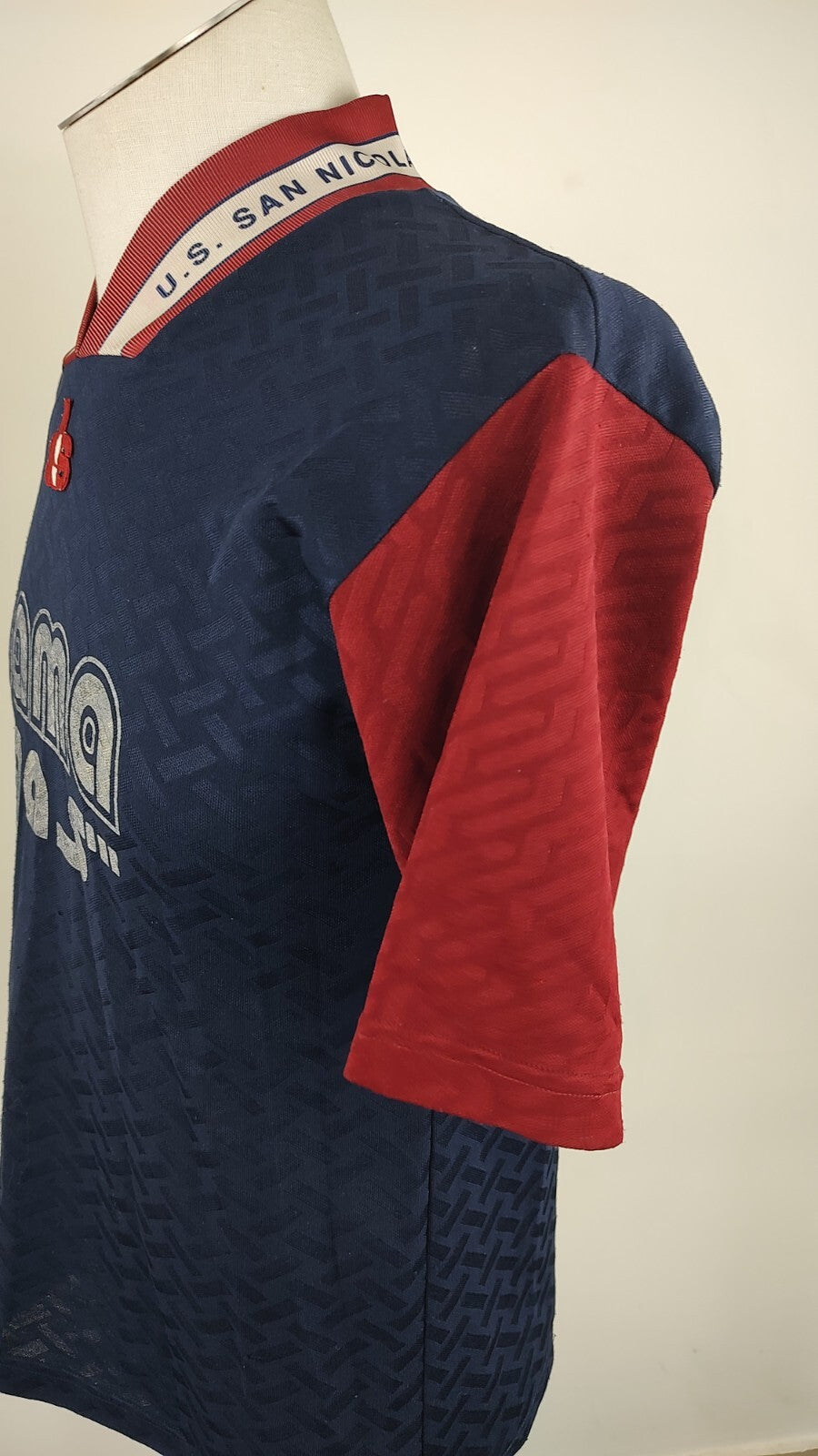DS SAN NICOLA CASTEL CISTERNA MAGLIA CALCIO UOMO Tg M SOCCER JERSEY RAGAZZO