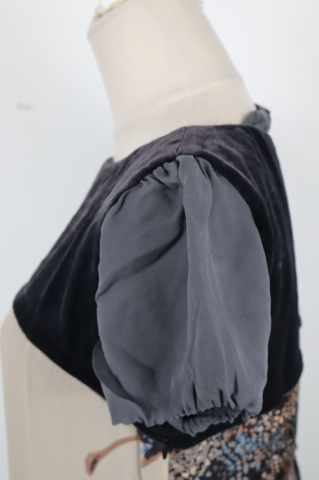 LIU JO VESTITO DONNA TG. 44 WOMAN CASUAL VINTAGE DRESS ABITO SETA SILK