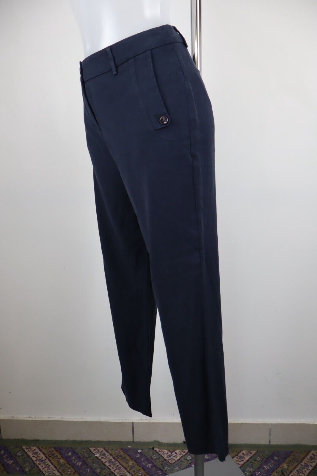 TRUSSARDI PANTALONI DONNA TG 42 WOMEN PANTS COTONE COTTON CASUAL VINTAGE