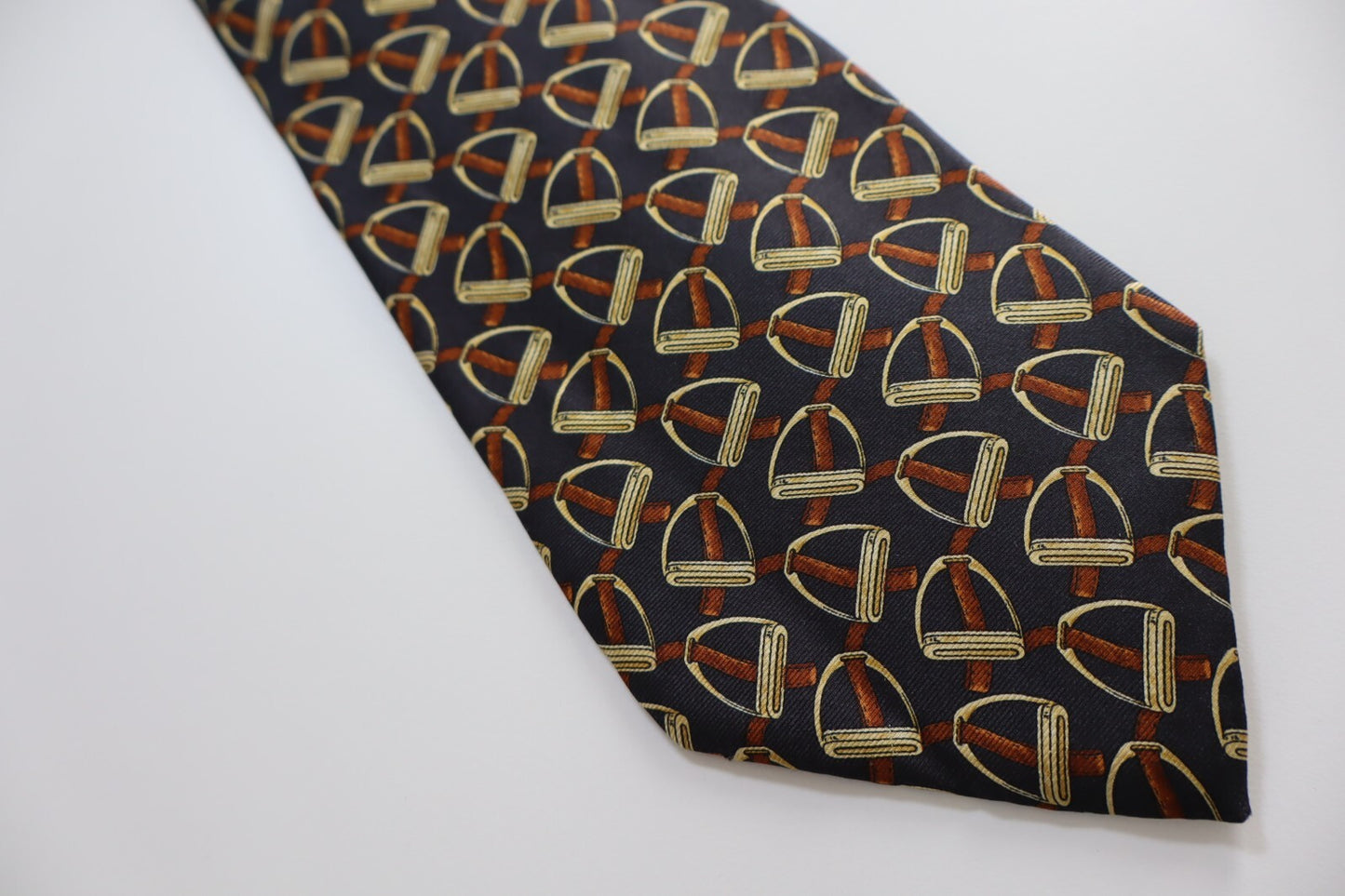 LES COPAINS 100% SILK TIE SETA CRAVATTA NECKTIE MADE IN ITALY CLASSIC