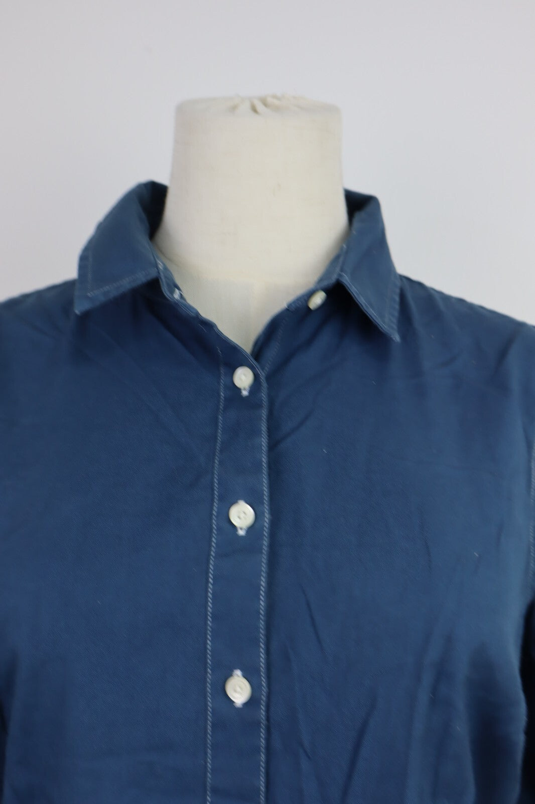 TOMMY HILFIGER CAMICIA DONNA TG. M WOMAN SHIRT CASUAL VINTAGE COTONE COTTON