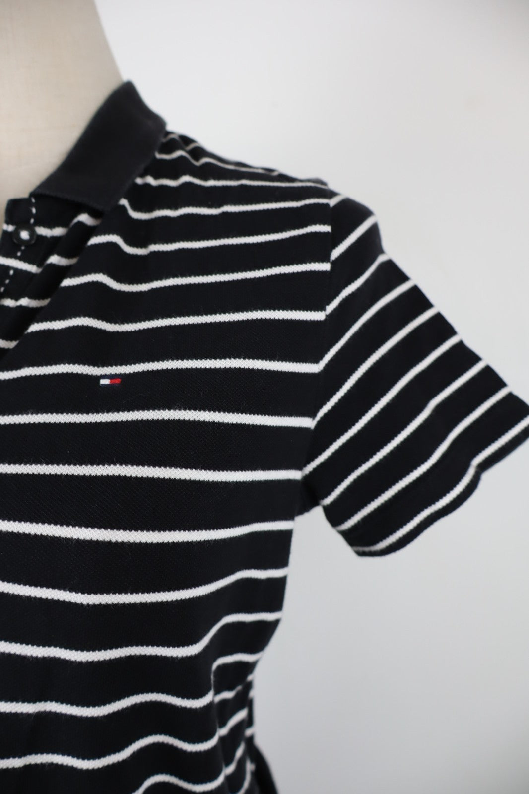 TOMMY HILFIGER VESTITO ABITO DONNA TG. S  WOMAN CASUAL VINTAGE DRESS A RIGHE