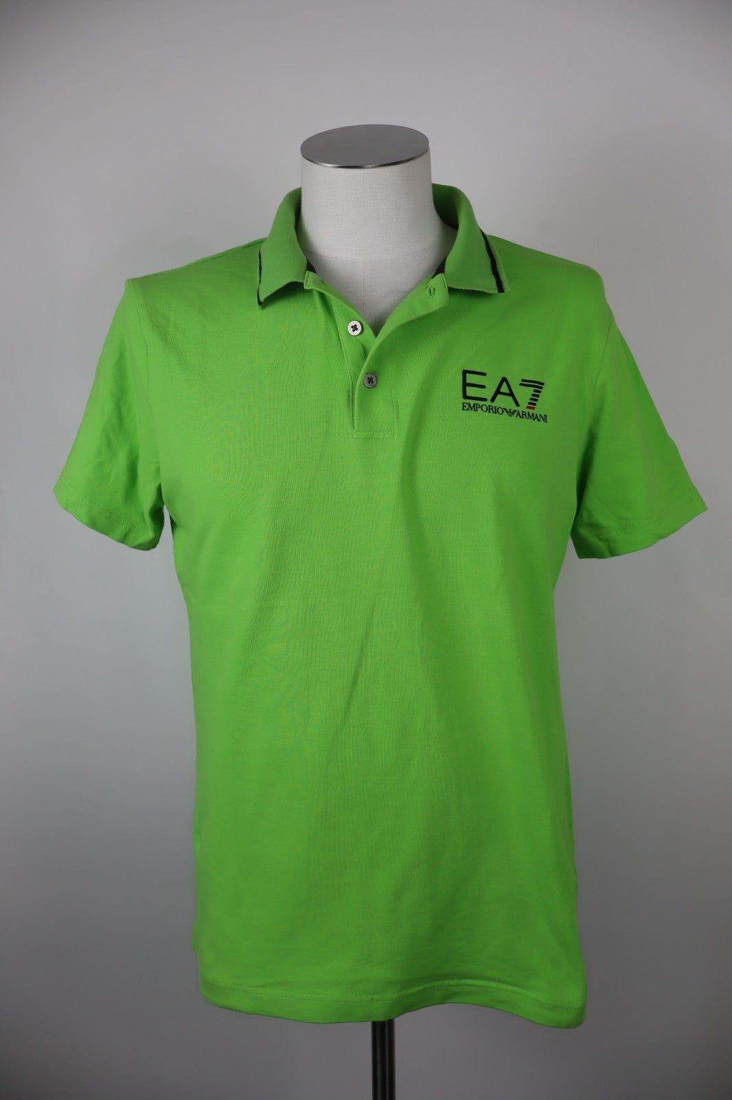 EA7 EMPORIO ARMANI MAGLIA POLO UOMO TG L MAN T-SHIRT VINTAGE CASUAL COTONE LOGO