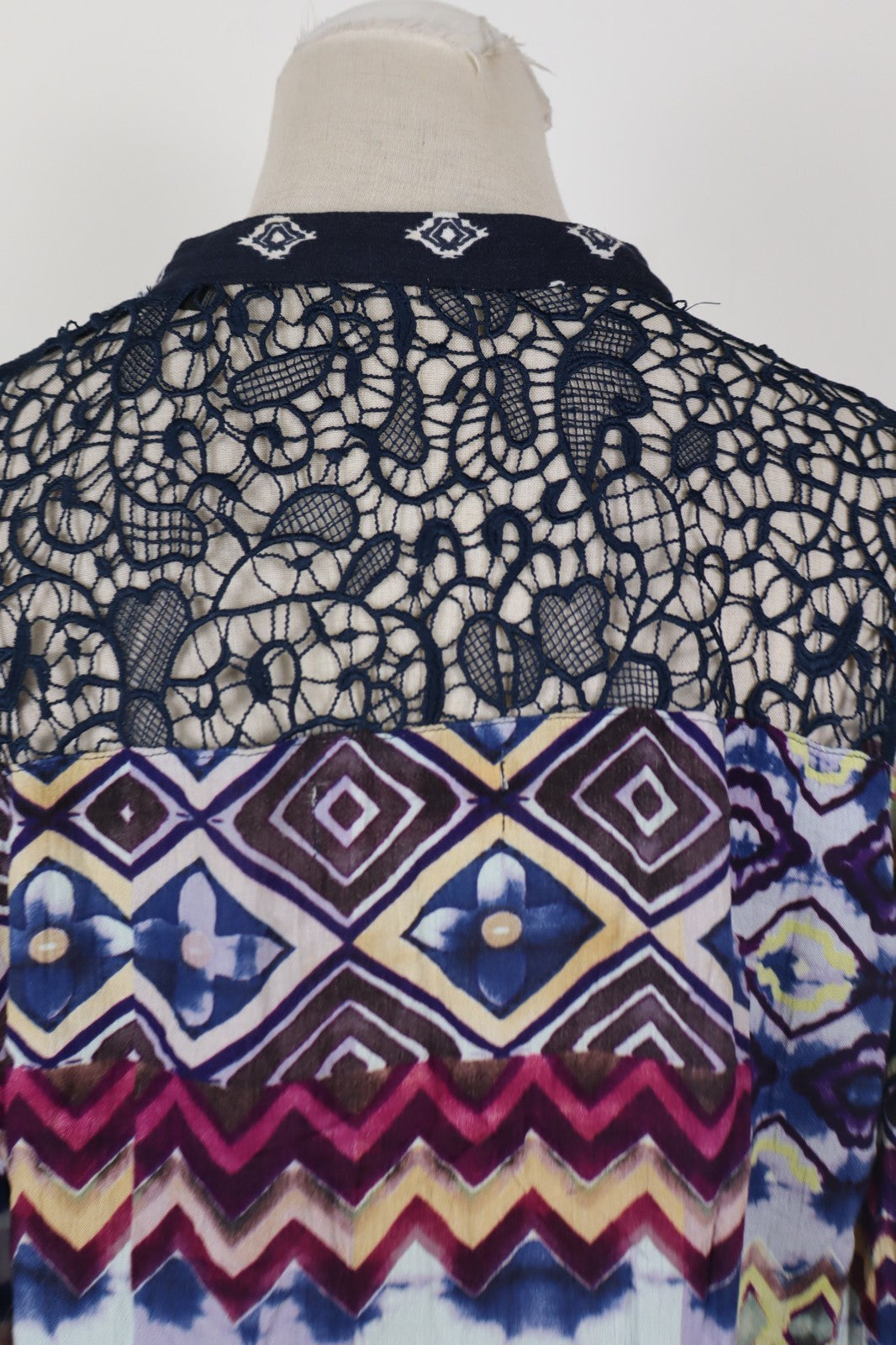 DESIGUAL CAMICIA DONNA TG. XL WOMAN SHIRT CASUAL VINTAGE VISCOSA