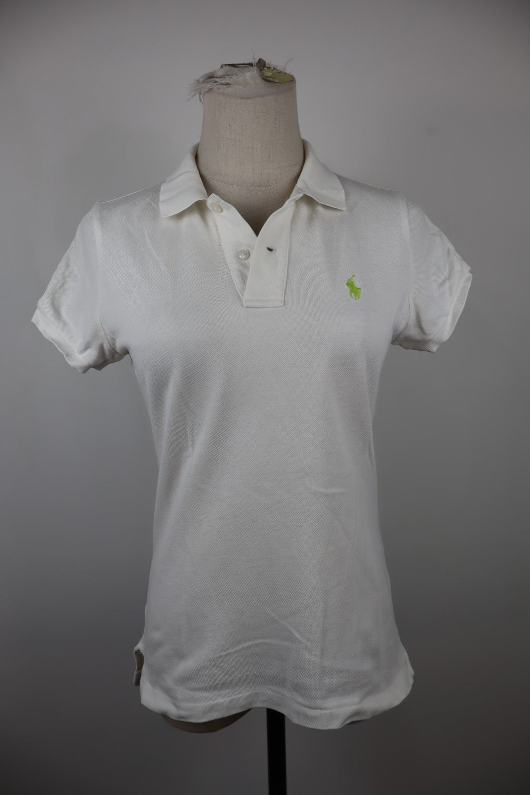 RALPH LAUREN SKINNY POLO DONNA COTONE TG. S WOMAN SHIRT CASUAL VINTAGE COTTON