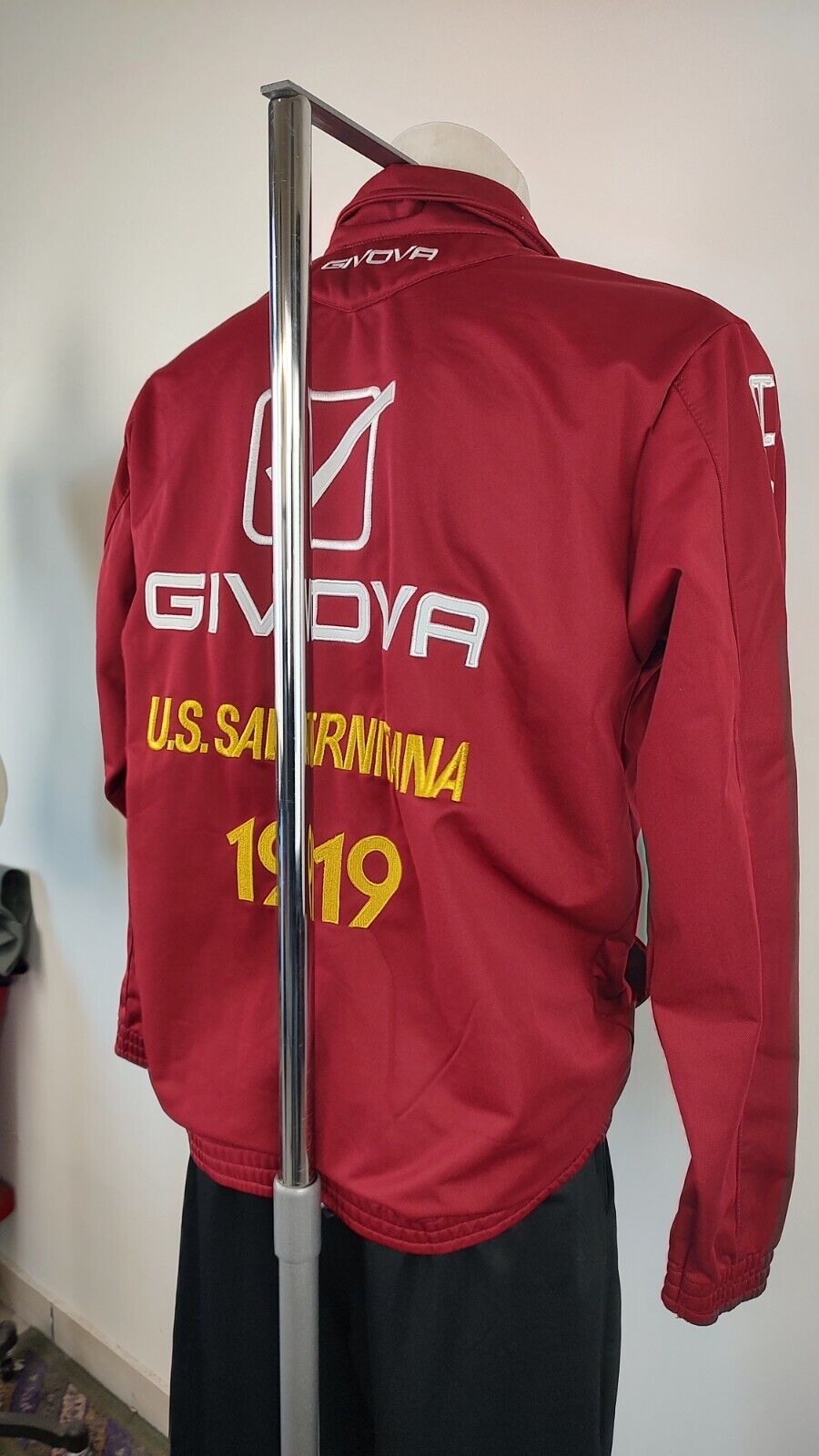 GIVOVA SALERNITANA TUTA COMPLETA CALCIO UOMO Tg L TRACKSUIT SPORT VINTAGE