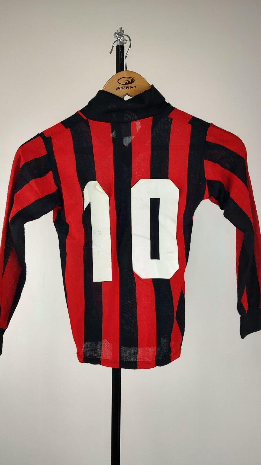 SPORT SERVICE MILAN MAGLIA CALCIO N. 10 RAGAZZO Tg 1 SPORT  SOCCER JERSEY