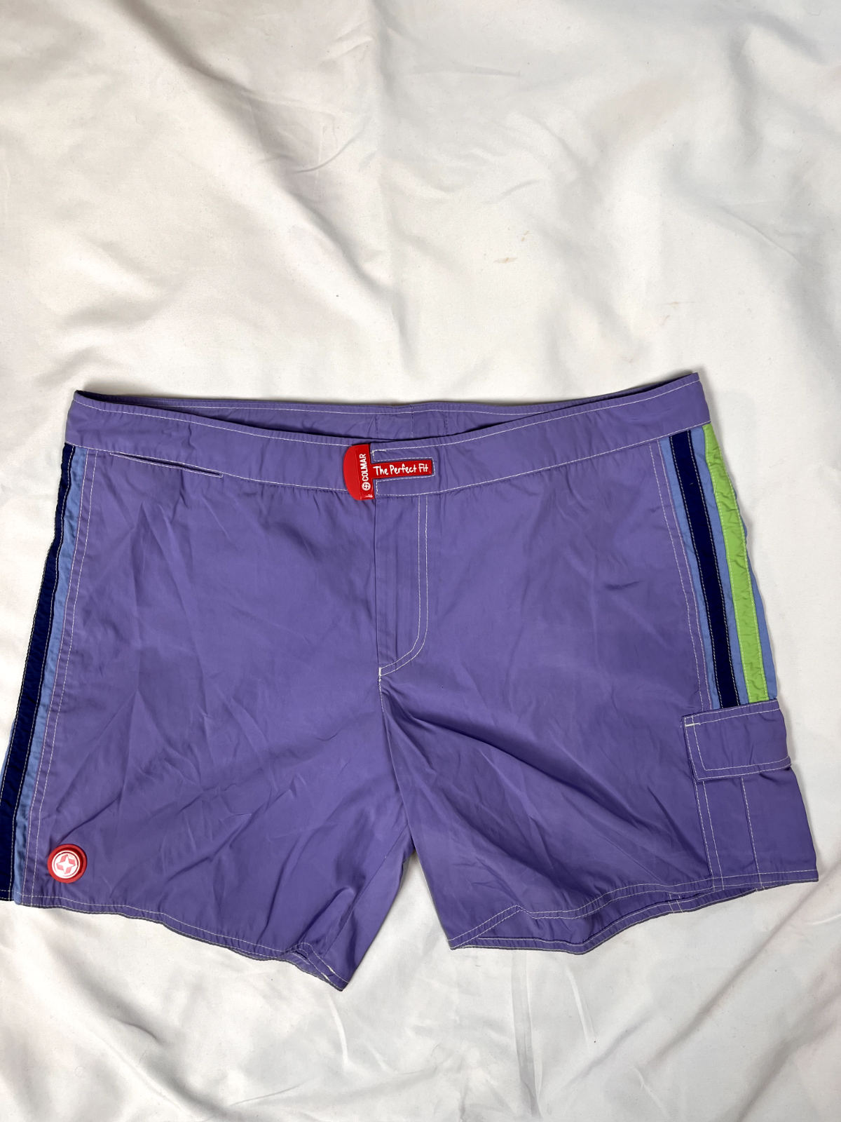 COLMAR COSTUME PANTALONCINO MARE UOMO TG 52 MEN SWIMSUIT VINTAGE CASUAL