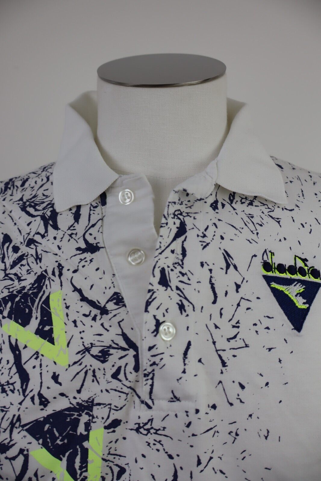 DIADORA TENNIS MAGLIA POLO CALCIO T-SHIRT UOMO Tg 50 MAN SPORT VINTAGE