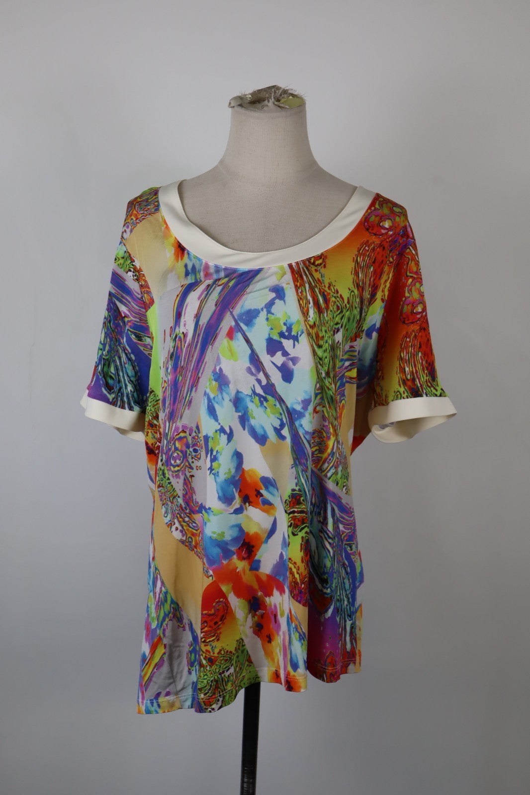 RENATO BALESTRA MAGLIA  DONNA TG 54 / 20 WOMAN CASUAL VINTAGE T-SHIRT TOP VELATO