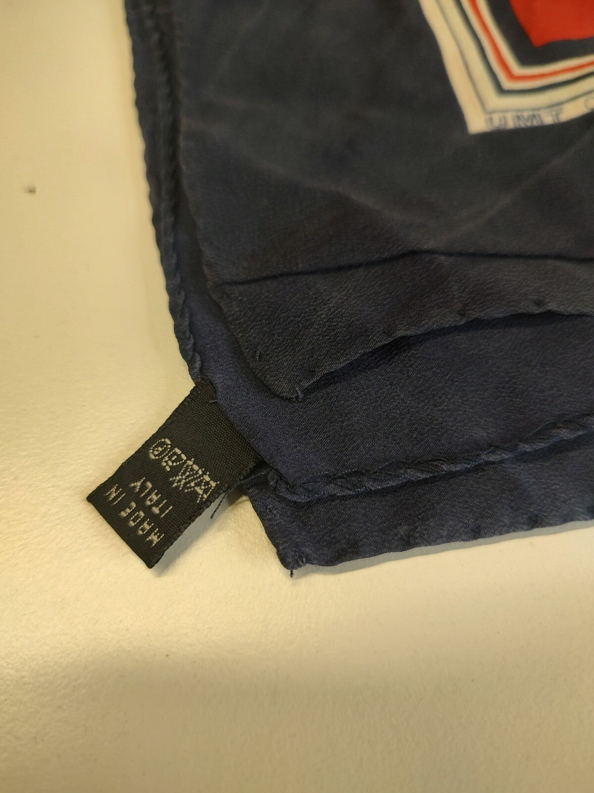 UMT COMO FOULARD 100% SILK SETA SCARVES SCARF SQUARE MADE ITALY