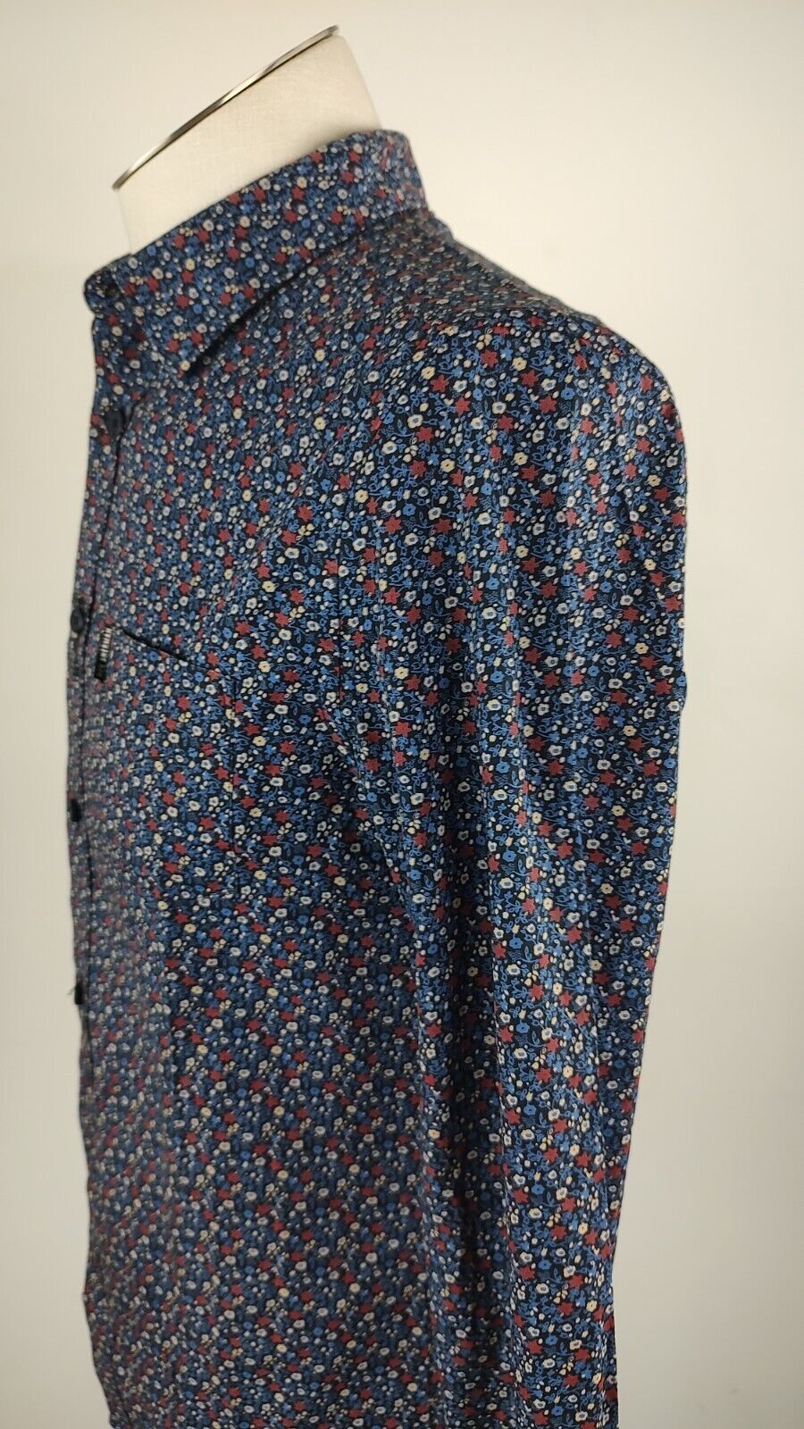 BEN SHERMAN CAMICIA UOMO COTONE TG. S MAN CASUAL VINTAGE SHIRT